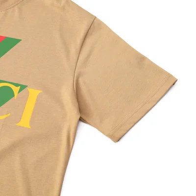 Футболка Gucci Big Print "Beige" фото № 4