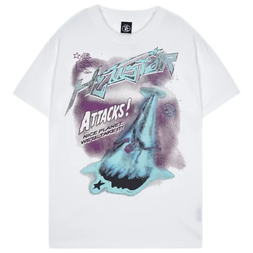 Футболка Hellstar Attacks Print "White"