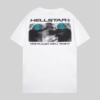 Футболка Hellstar Attacks Print "White" фото № 2