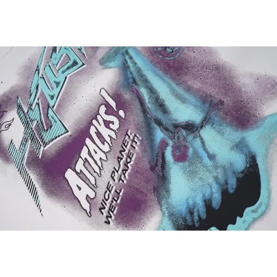 Футболка Hellstar Attacks Print "White" фото № 5