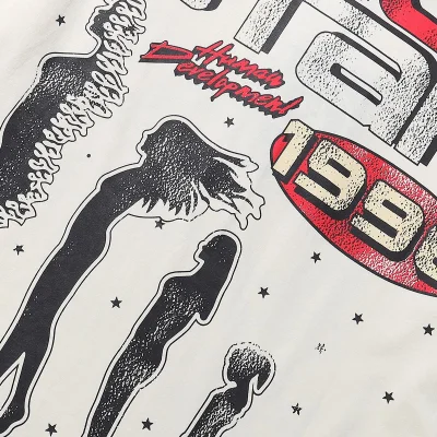 Футболка Hellstar Human Development 1996 "Beige" фото № 7