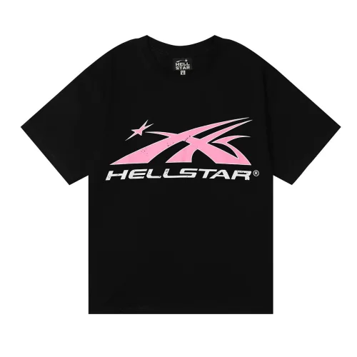 Футболка Hellstar Pink Print 1996 P2P "Black"