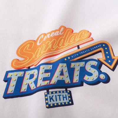 Футболка Kith Cereal Sundae "White" фото № 8