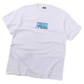 Футболка Kith Logo Treats Navy Blue "White"