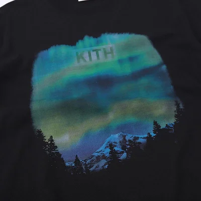 Футболка Kith Northern Lights "Black" фото № 8