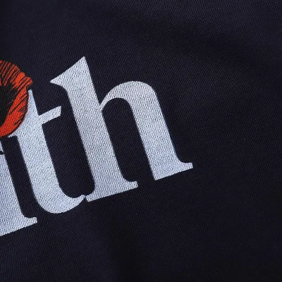 Футболка Kith Roses "Navy Blue" фото № 6