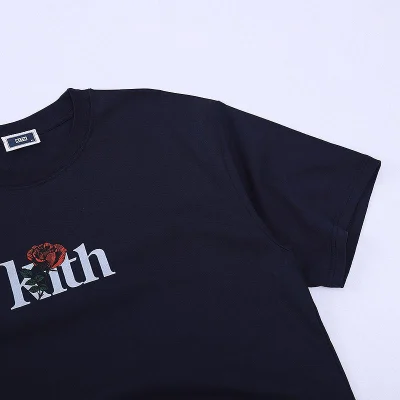 Футболка Kith Roses "Navy Blue" фото № 3