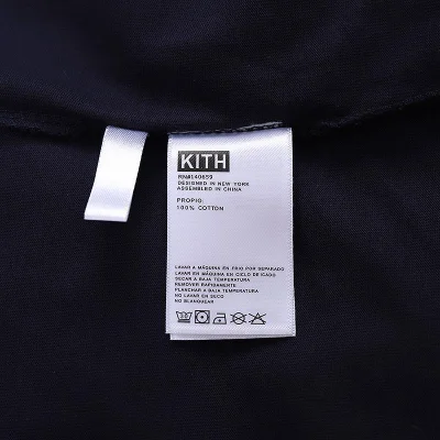 Футболка Kith Roses "Navy Blue" фото № 9