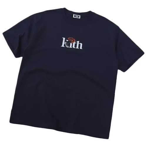 Футболка Kith Roses "Navy Blue"