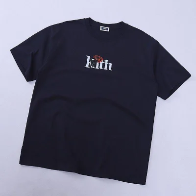 Футболка Kith Roses "Navy Blue" фото № 2
