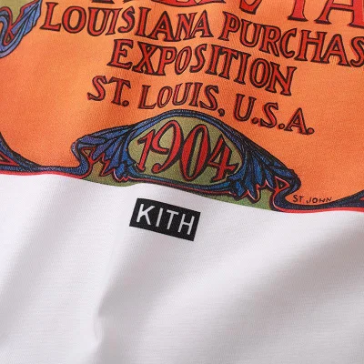Футболка Kith World's Fair "White" фото № 5
