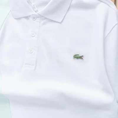 Футболка Lacoste Three Colorful Parts "Green" фото № 2
