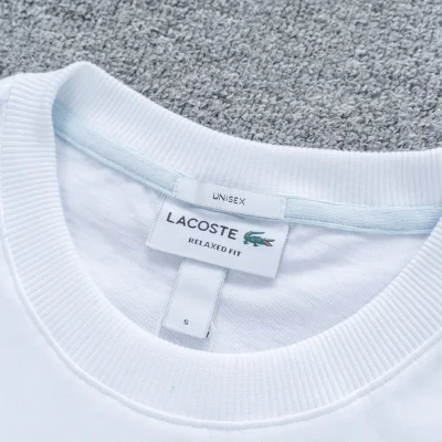 Футболка Lacoste Beach Crocodile "White" фото № 4