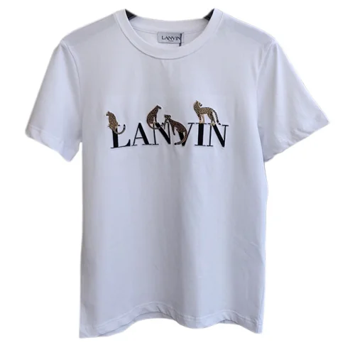 Футболка Lanvin Leopard "White"