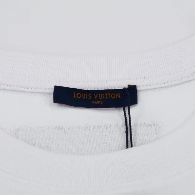 Футболка Louis Vuitton Print Cosmonaut On Skateboard "White" фото № 5