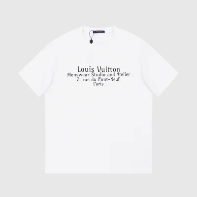 Футболка Louis Vuitton With The Atelier Logo "White" фото № 2