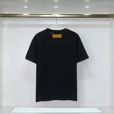 Футболка Louis Vuitton Logo Made Of Stripes "Black" фото № 2