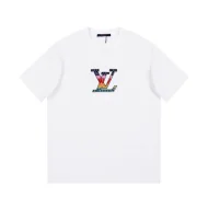 Футболка Louis Vuitton With Logo Made Of Colored Circles "White"