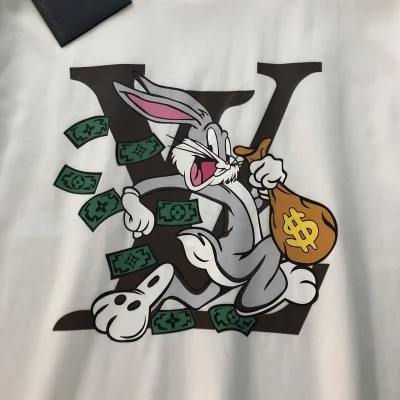 Футболка Louis Vuitton Hare With Rolexes "White" фото № 7
