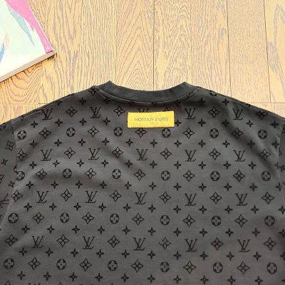 Футболка Louis Vuitton With Logos "Black" фото № 5