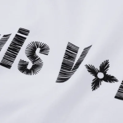 Футболка Louis Vuitton With Logo Made Of Stripes "White" фото № 8