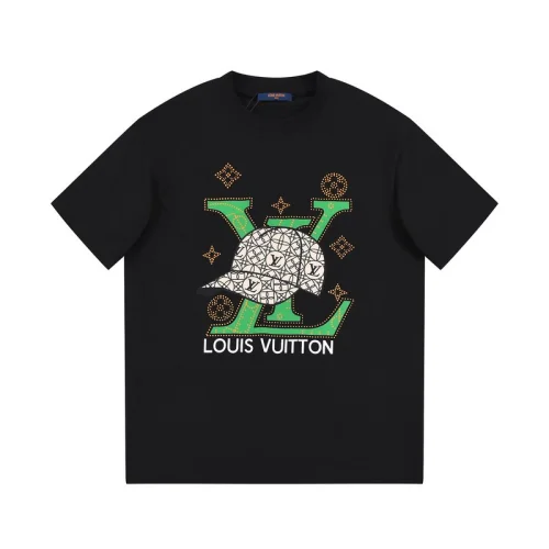 Футболка Louis Vuitton Print Logo And Cap "Black"