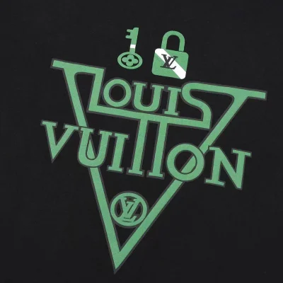 Футболка Louis Vuitton Key And Lock "Black" фото № 6
