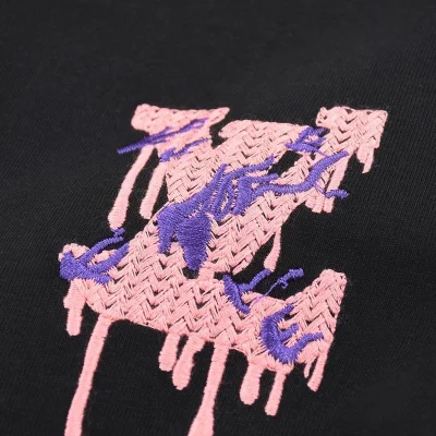 Футболка Louis Vuitton Pink Thread Logo "Black" фото № 2