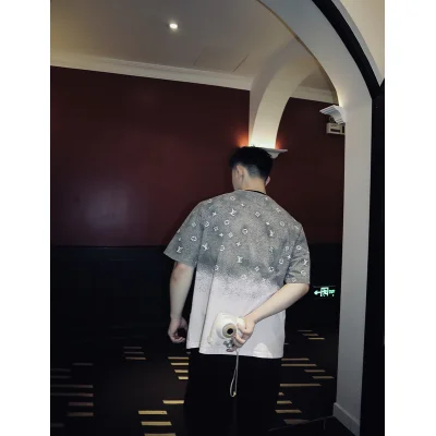 Футболка Louis Vuitton Gradient "Gray/White" фото № 7