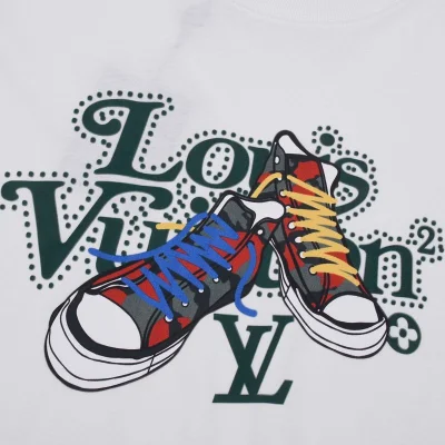 Футболка Louis Vuitton Sneakers-Print "White" фото № 2
