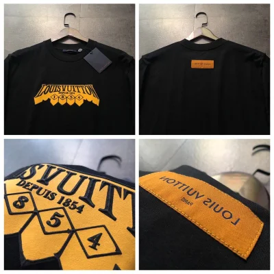 Футболка Louis Vuitton Depuis 1854 Logo "Black" фото № 2