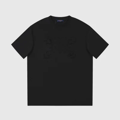 Футболка Louis Vuitton With Small Emblems "Black" фото № 3