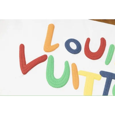 Футболка Louis Vuitton Logo In The Style Of Tire Imprint "White" фото № 9