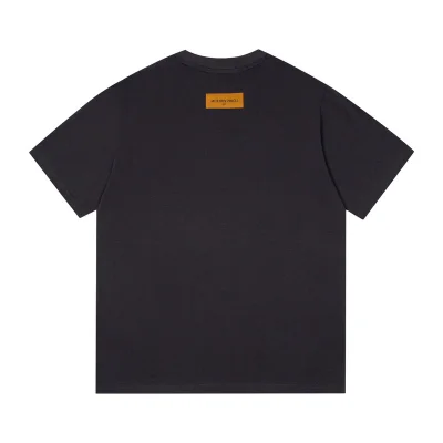 Футболка Louis Vuitton Unicolorous "Gray/Black" фото № 4