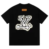 Футболка Louis Vuitton With Logo Made Of Bones "Black"