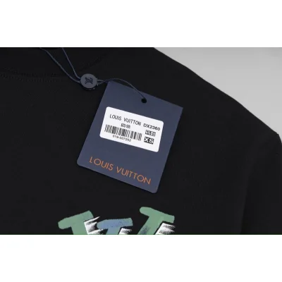 Футболка Louis Vuitton With Rabbit Print With Carrot On The Back "Black" фото № 3