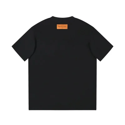 Футболка Louis Vuitton With Logos On Top "Black" фото № 2