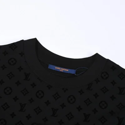 Футболка Louis Vuitton With Logos On Top "Black" фото № 7