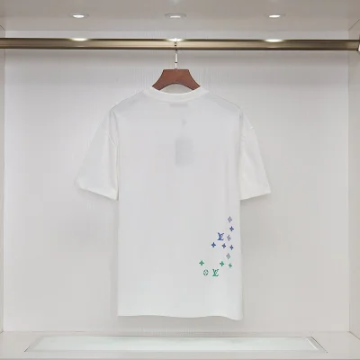 Футболка Louis Vuitton Three Color Figure From Logo Symbols "White" фото № 2