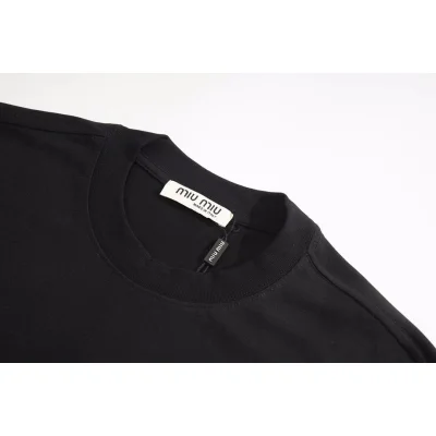 Футболка Miu Miu Minimalistic "Black" фото № 4