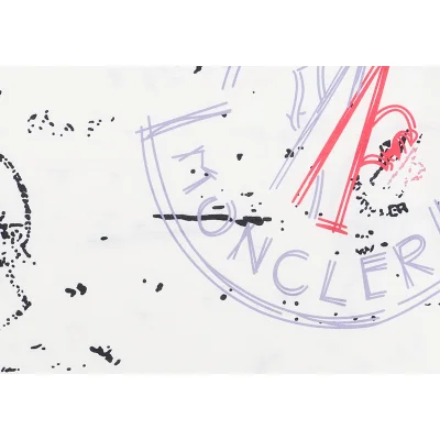 Футболка Moncler Big Logo "White" фото № 8