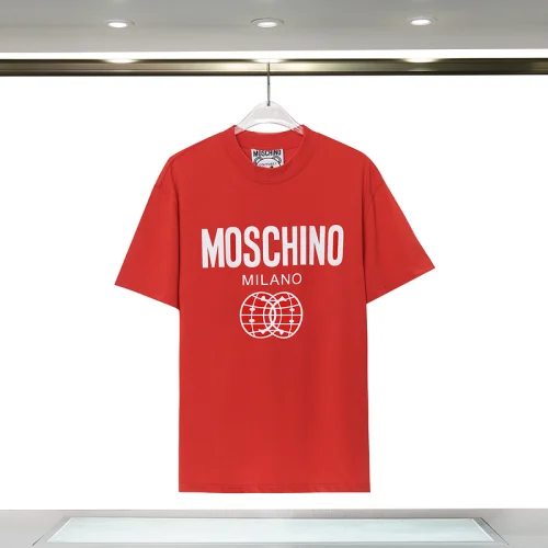 Футболка Moschino Print With Logo And Two Smileys "Red"