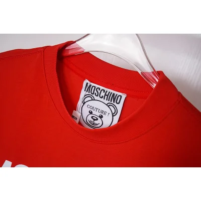 Футболка Moschino Print With Logo And Two Smileys "Red" фото № 2