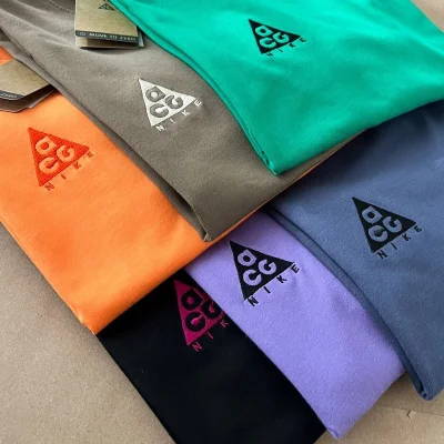 Футболка Nike With Triangular Logo "Orange" фото № 2