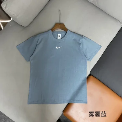 Футболка Nike With Checkmark Logo "Blue/Gray" фото № 2