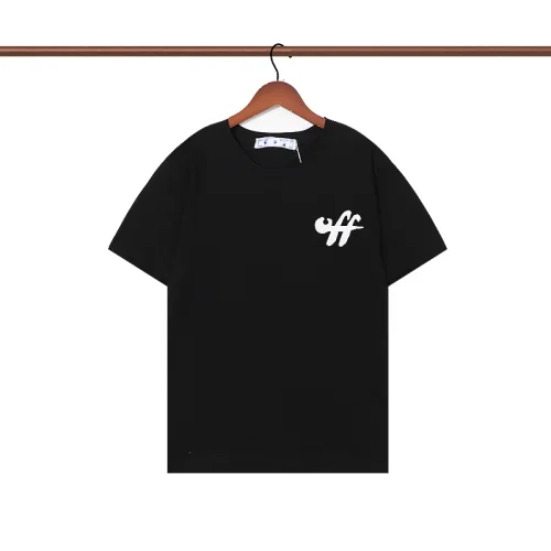 Футболка Off White Striped Brand Style "Black"