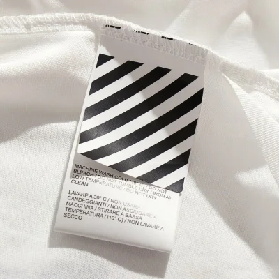 Футболка Off White Landscape In The Logo "White" фото № 4