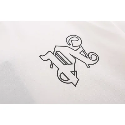 Футболка Palm Angels Brand Monogram "White" фото № 3