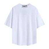 Футболка Palm Angels Pink Logo "White"