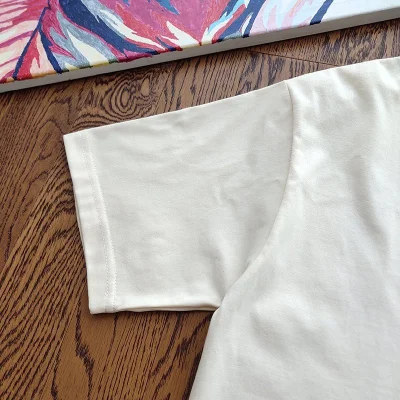 Футболка Play Cotton With Red Logo "Cream" фото № 3 Футболка Play Cotton With Red Logo "Cream" фото № 3